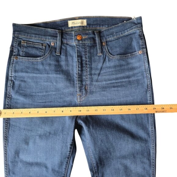 Madewell 10" High-rise Skinny blue Casual Women’s Jeans. Size 31 - Picture 6 of 8